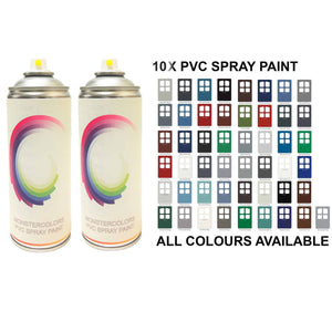 10 x PVC Spray Paint Matt Finish Save £££ - monster-colors