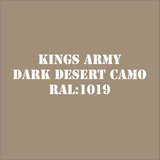 Kings Army Spray Paint Desert Battle Pack, 4 x 400ml Matte Finish, Rc Models,Militaria 4 Monstercolors