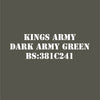 Kings Army Spray Paint New Jungle Battle Pack, 4 x 400ml Matt Finish,Militaria, Rc 4 Monstercolors