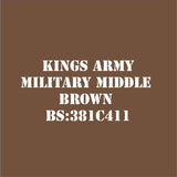 Kings Army Spray Paint New Jungle Battle Pack, 4 x 400ml Matt Finish,Militaria, Rc 4 Monstercolors