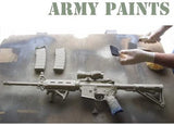 Kings Army Spray Paint New Jungle Battle Pack, 4 x 400ml Matt Finish,Militaria, Rc 4 Monstercolors